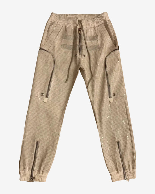 Rick Owens Tecuatl Sequin Bauhaus Cargo Pants