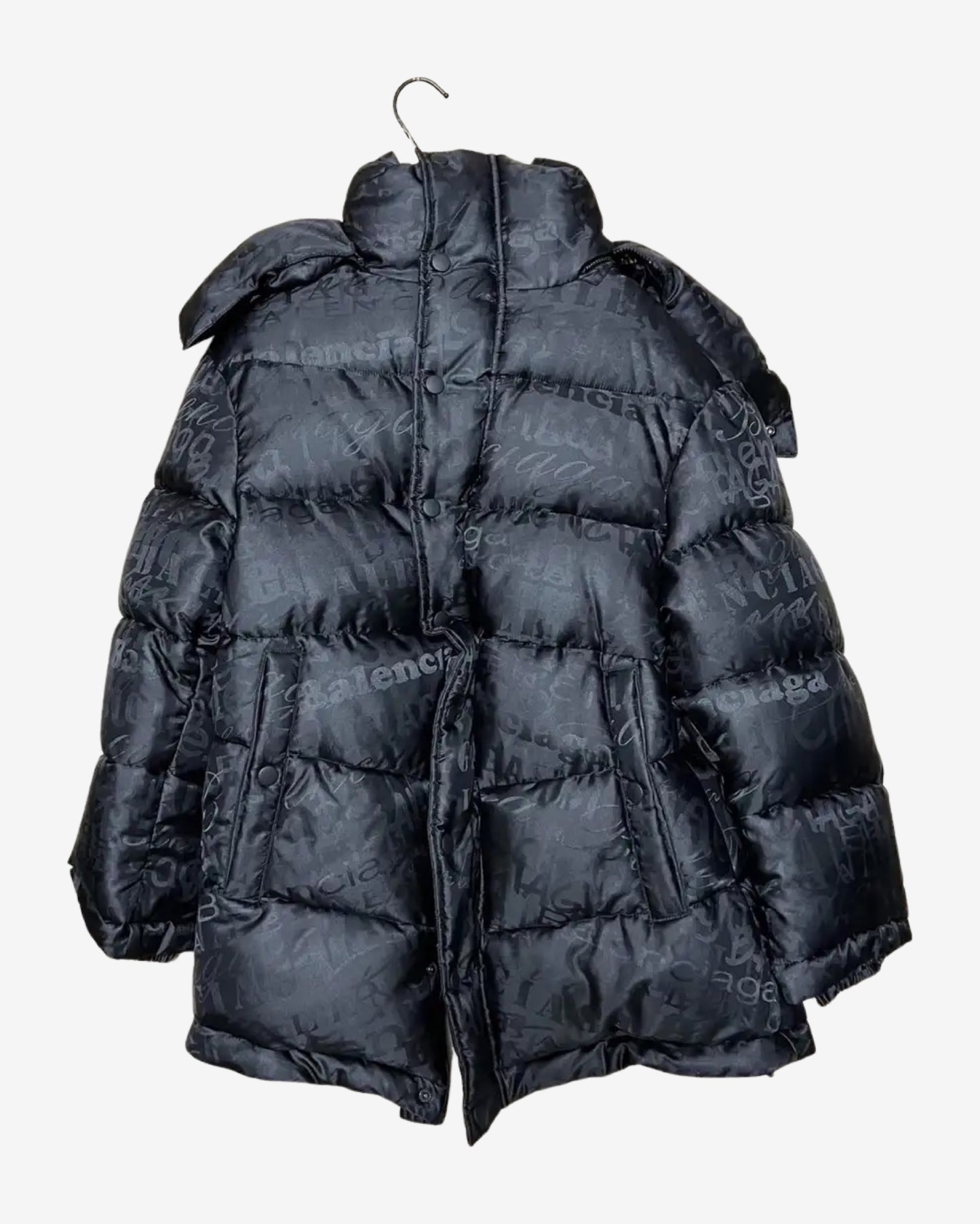 Balenciaga Swing Logo Puffer Jacket