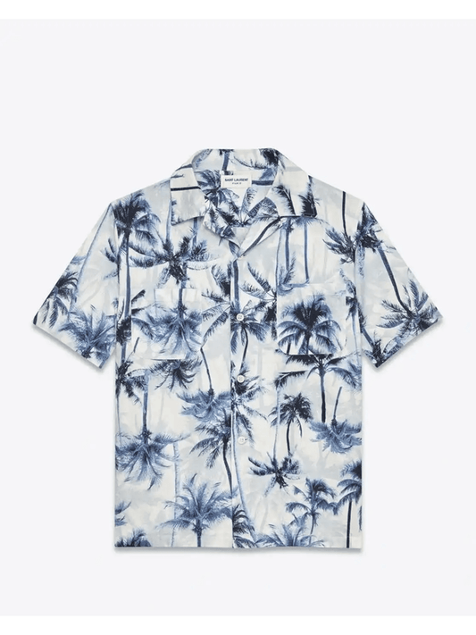 Saint Laurent Paris Ss16 Slp Palm Shirt