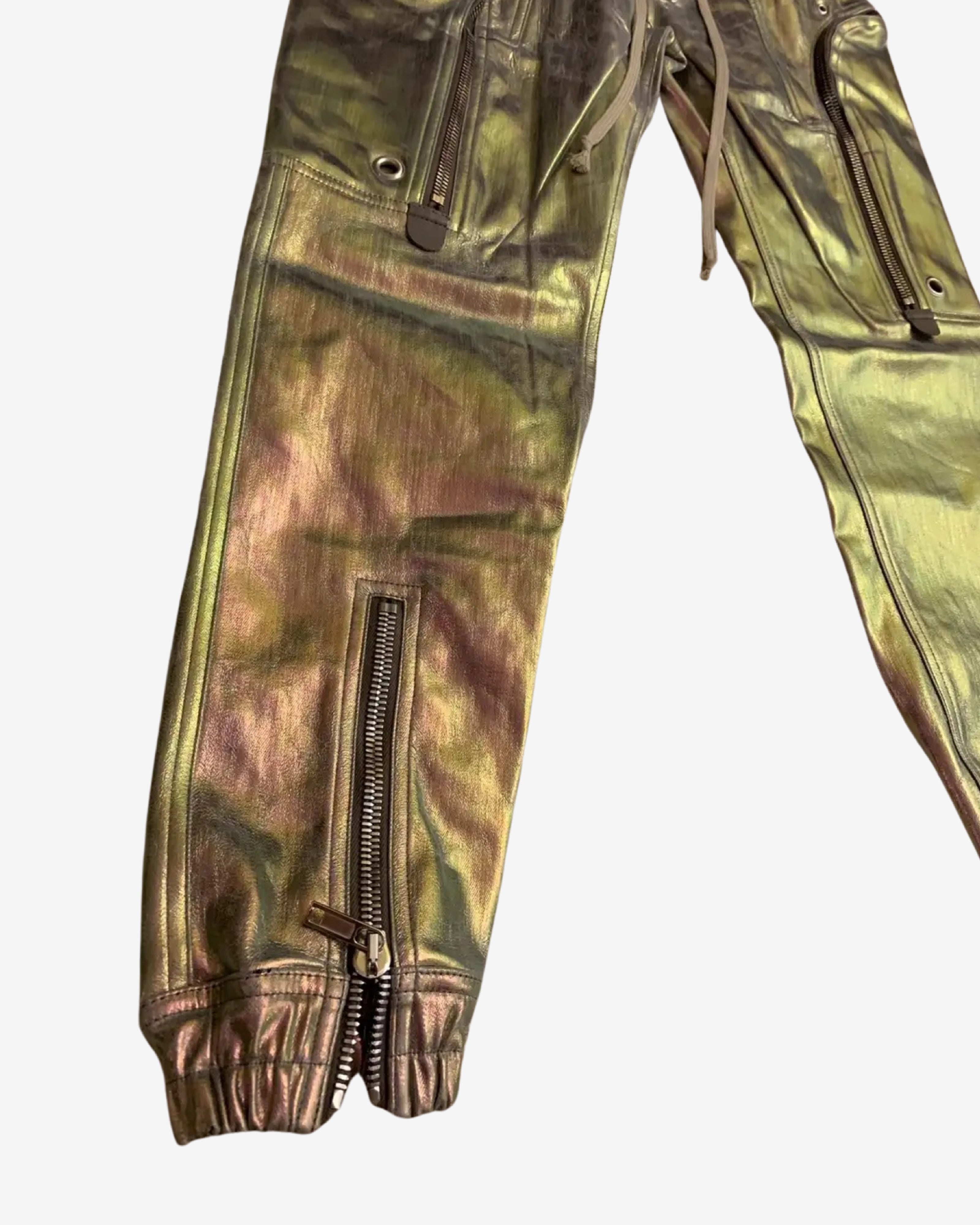 Rick Owens Ss20 Tecuatl Bauhaus Iridescent Cargo Joggers – FyouGrails