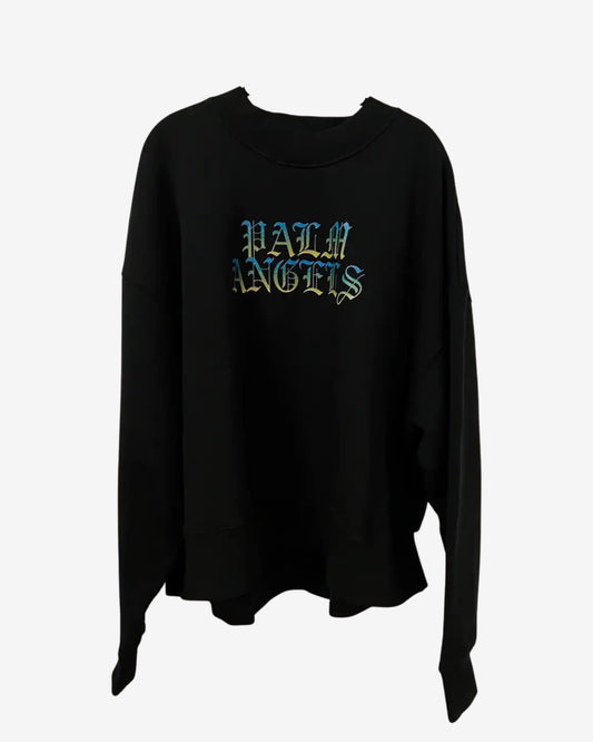 Palm Angels Gradient Hue Gothic Logo sweatshirt