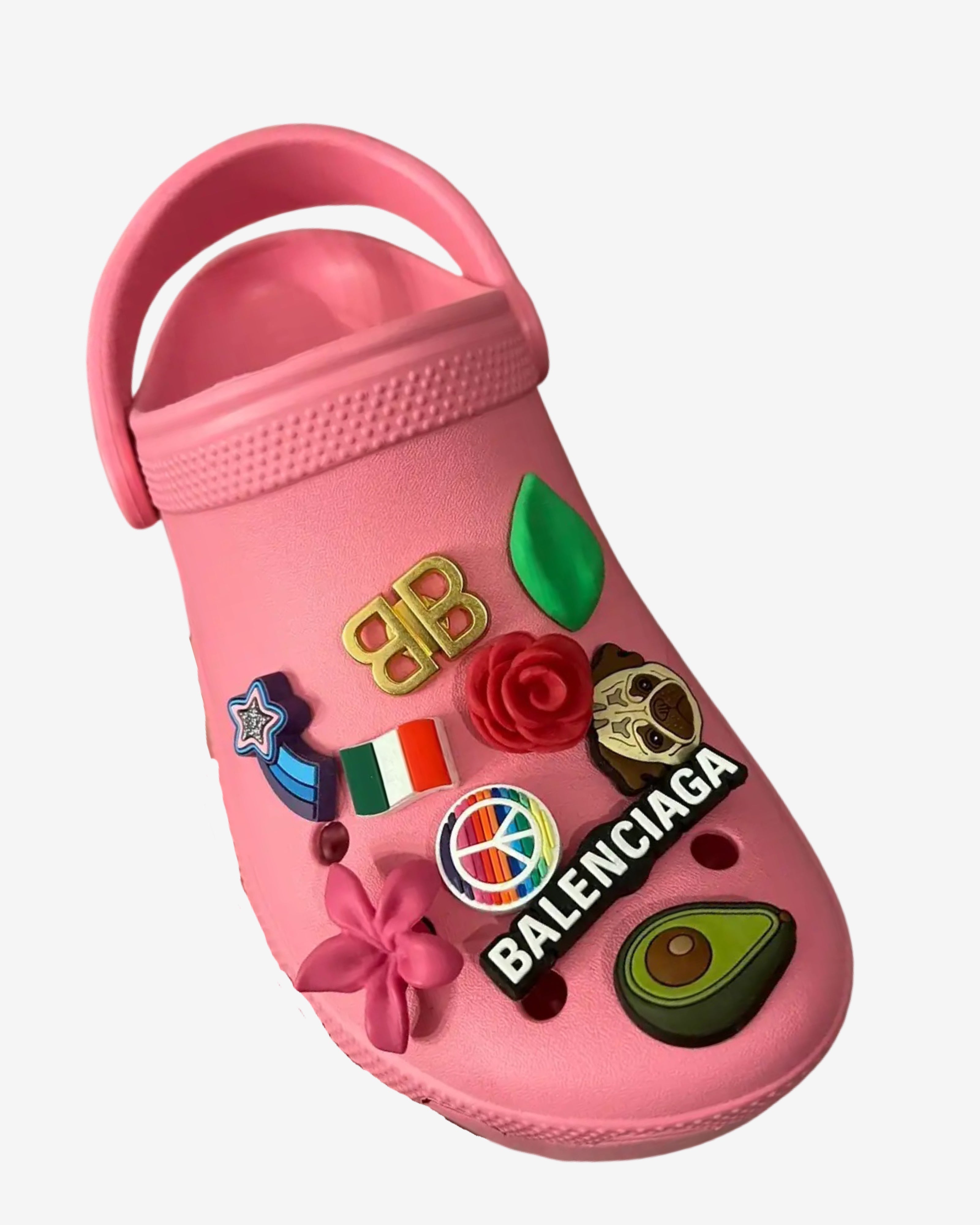 Balenciaga Plateau Pink Crocs FyouGrails