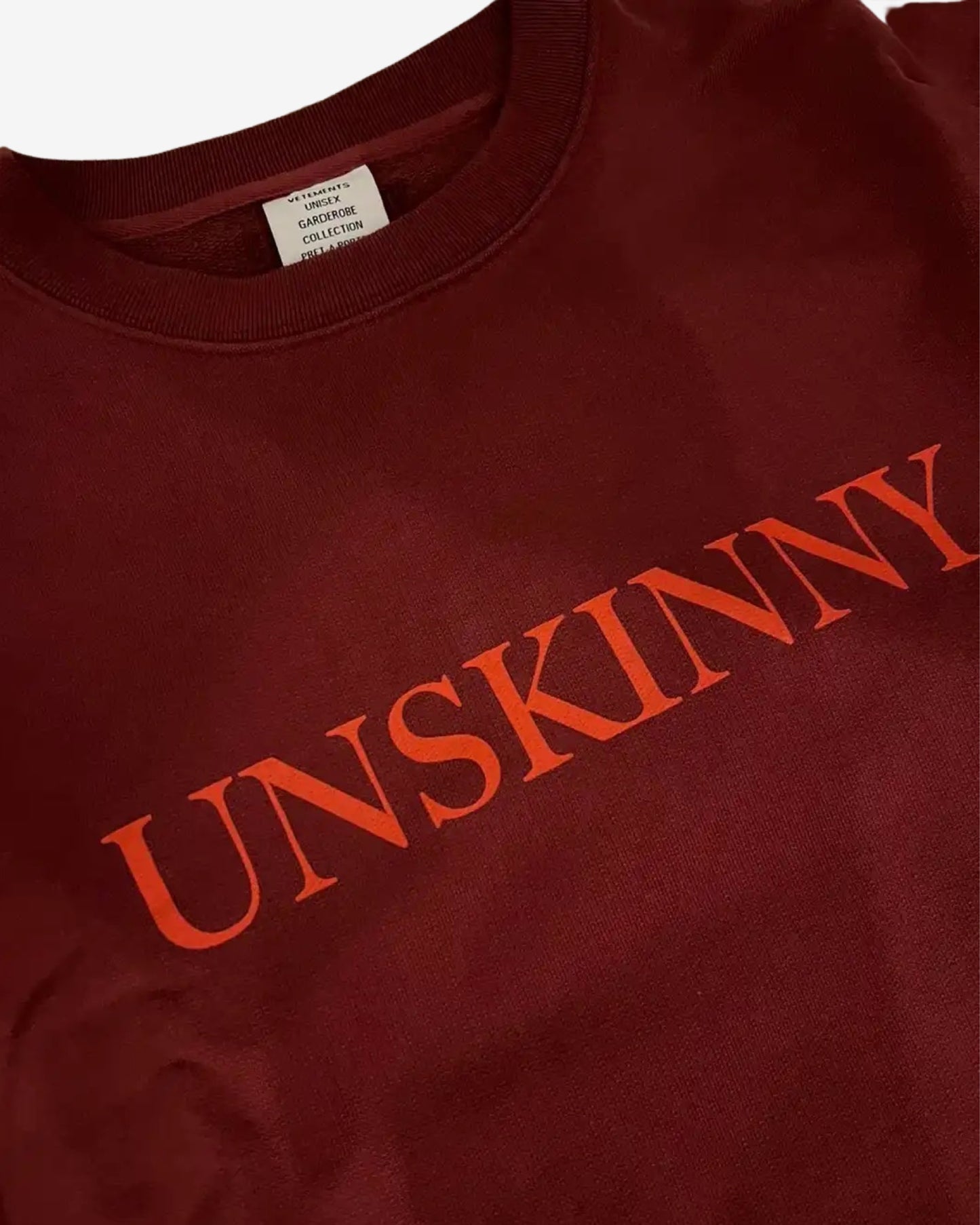 Vetements Unskinny/think Big Sweatshirt Xl