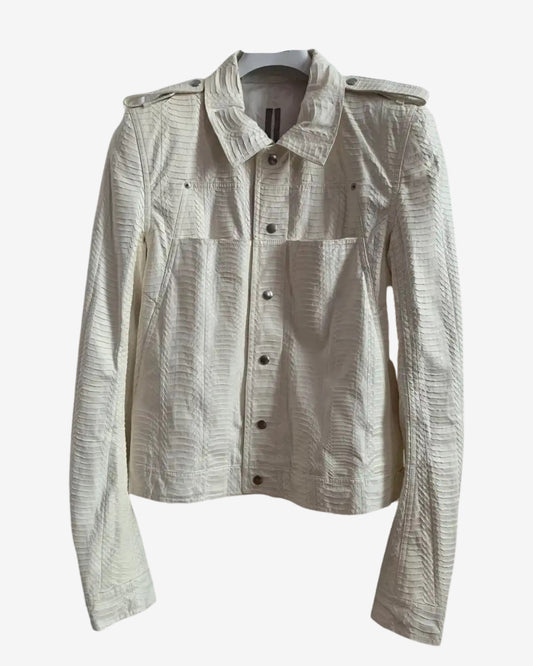 Rick Owens Snakeskin Tecuatl Jacket