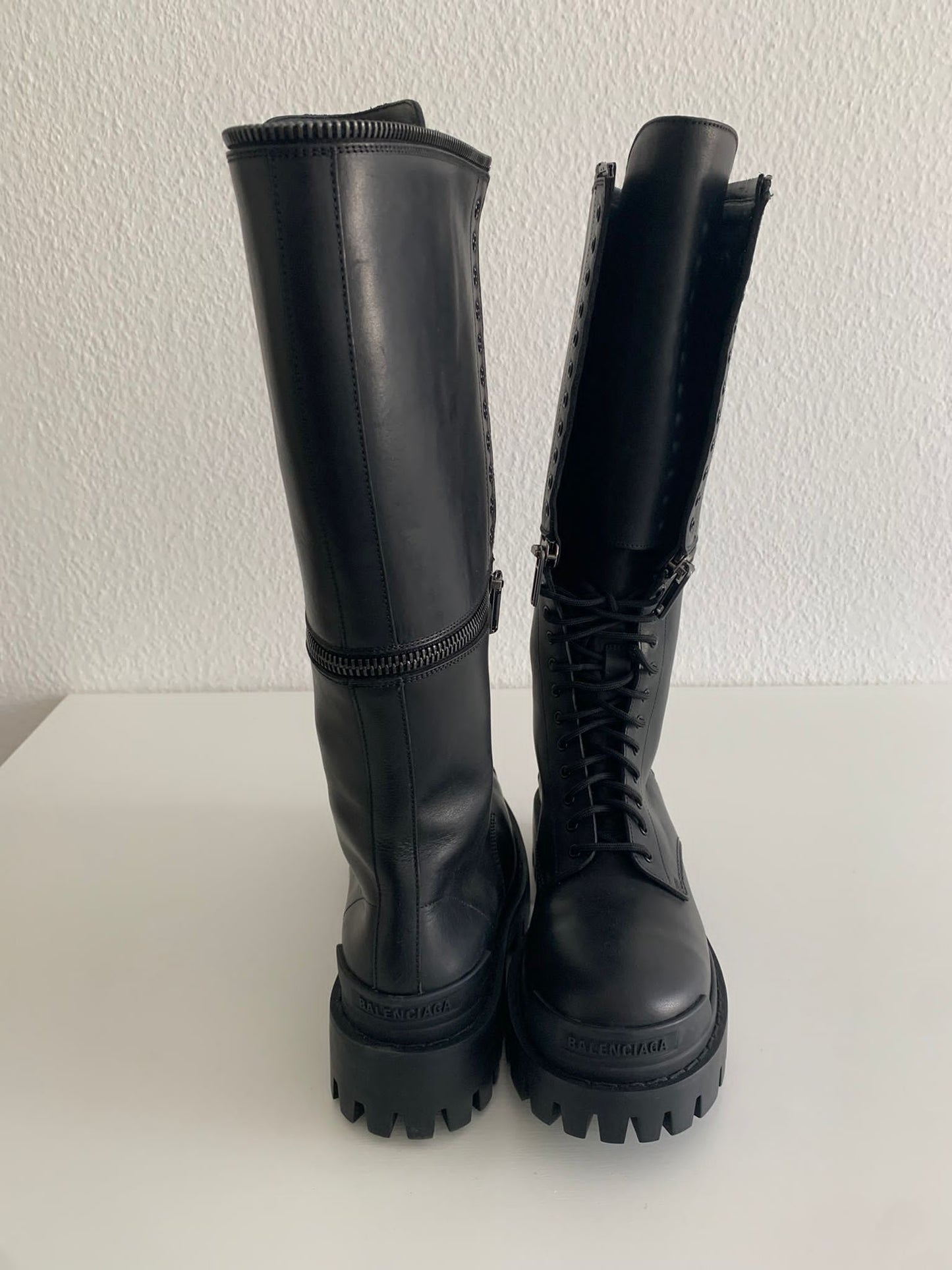 Balenciaga Zip Strike Boots