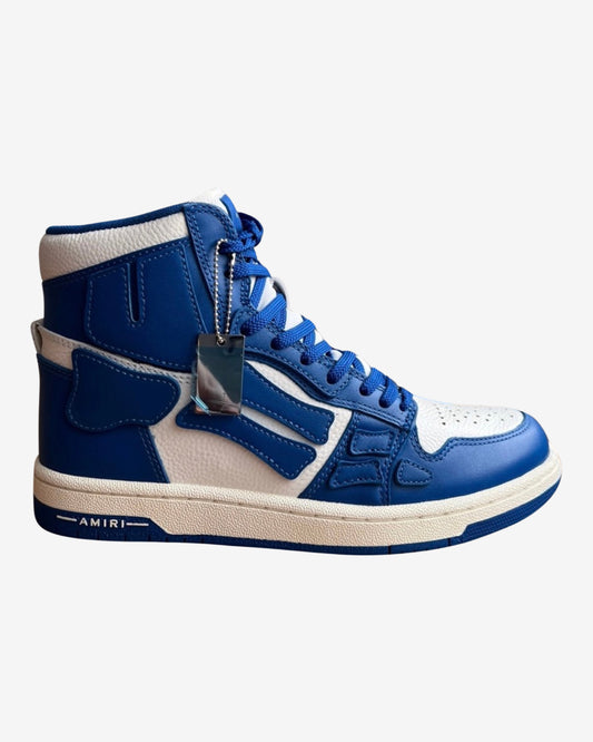 Amiri Blue White Skel High Sneaker